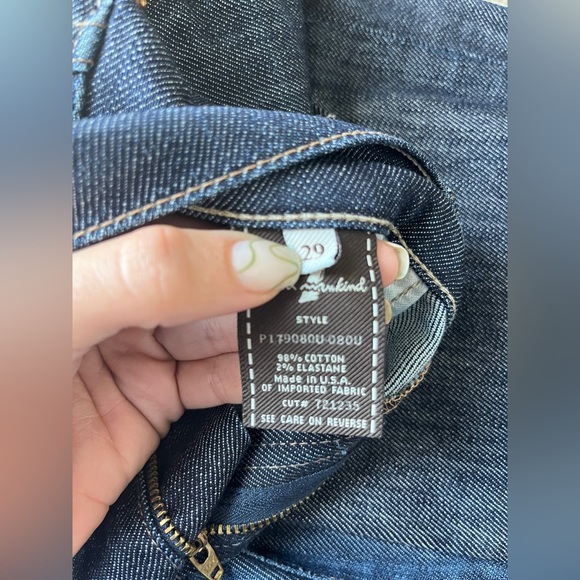 7 For All Mankind Original Roxanne Skinny Dark Blue Wash | Size 29 | 32’’ Inseam - Picture 6 of 12